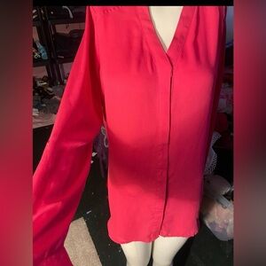 Apt. 9 Women's Vivid Red Blouse